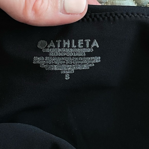 Athleta High Waist Bikini Bottom Size Small Black Swimwear Swimsuit Comfortable - Picture 15 of 15